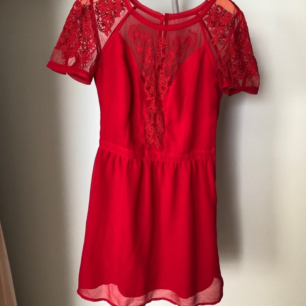 Urban Outfitters Red Mini Dress